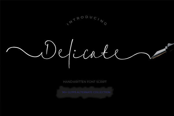 Delicate1 Font