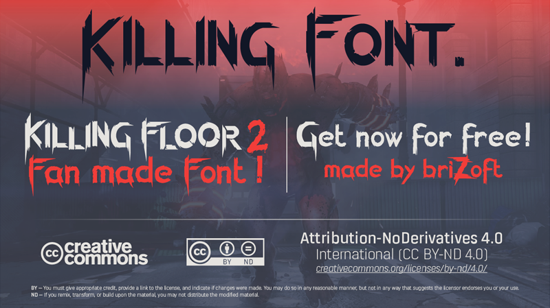 Killing Font Font