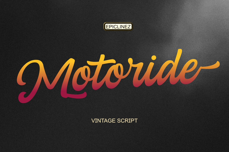Motoride Font