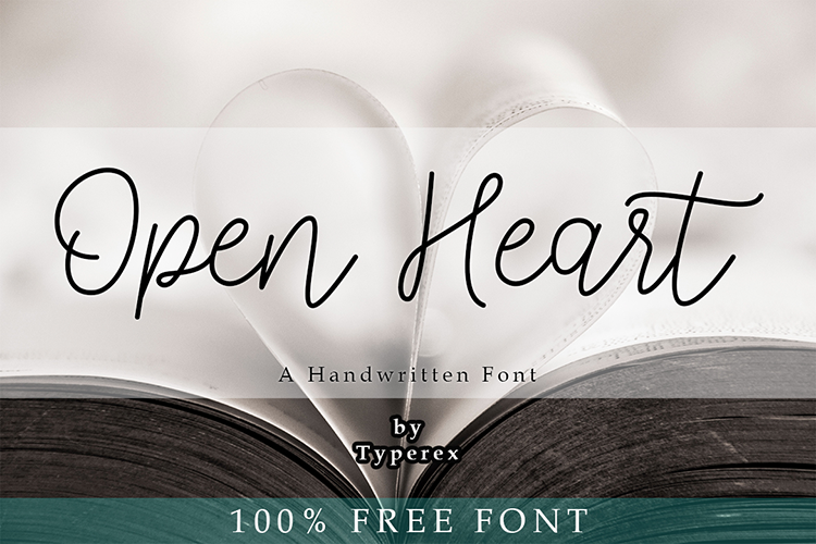 Open Heart Font