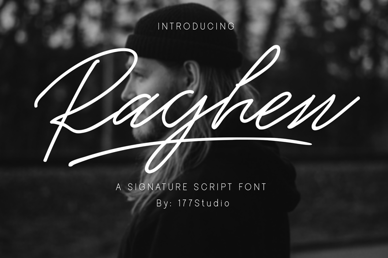 Raghen Script Font