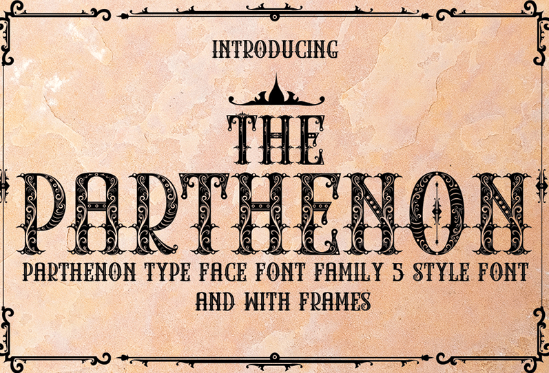 The Parthenon Font