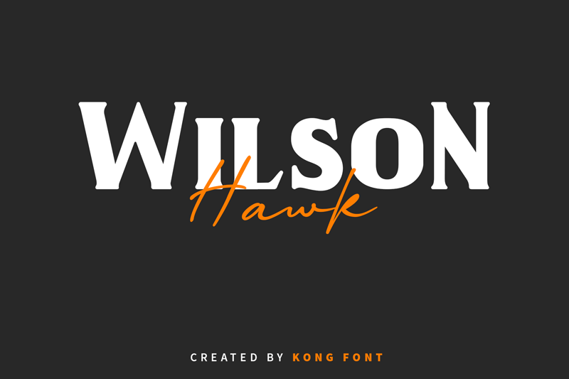 Wilson Hawk Font