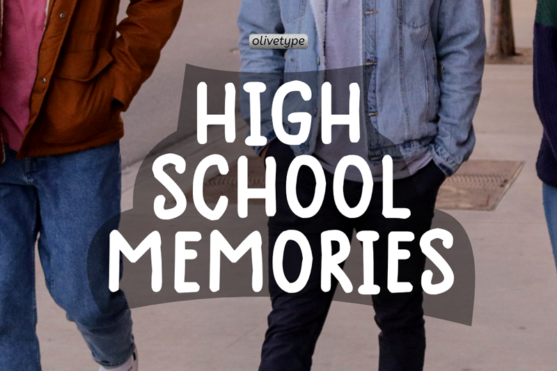 High School Memories Font