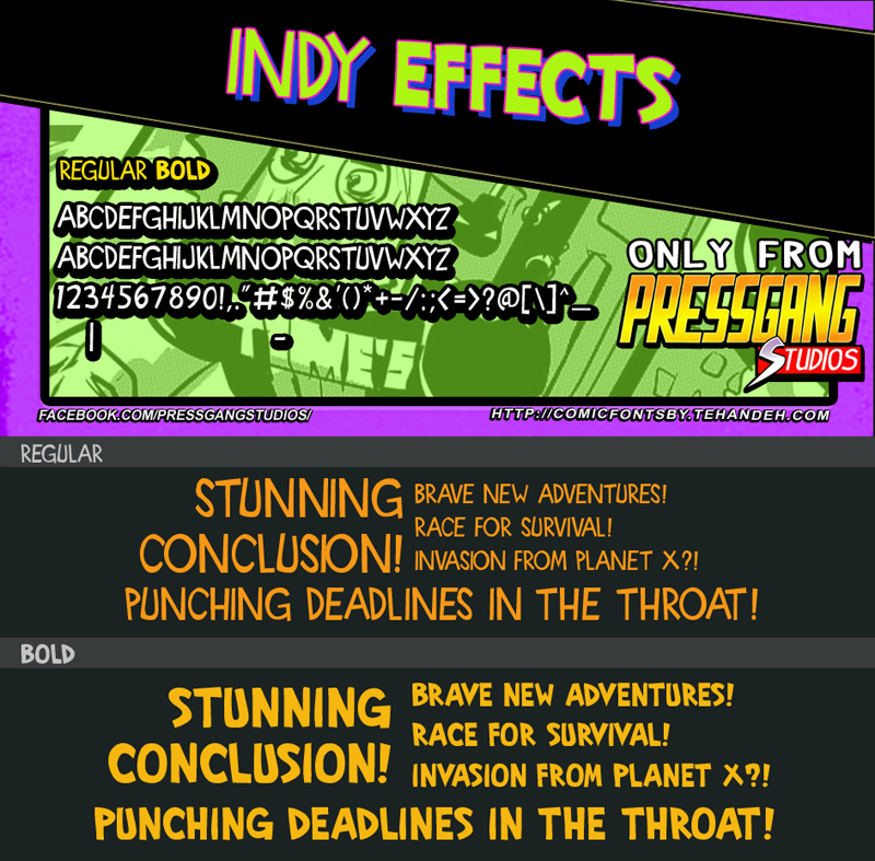 Indy Effects Font