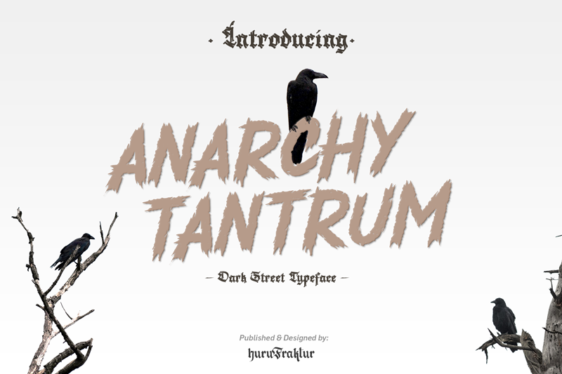 Anarchy Tantrum Font