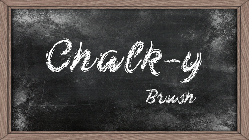 Chalk-y Brush Font