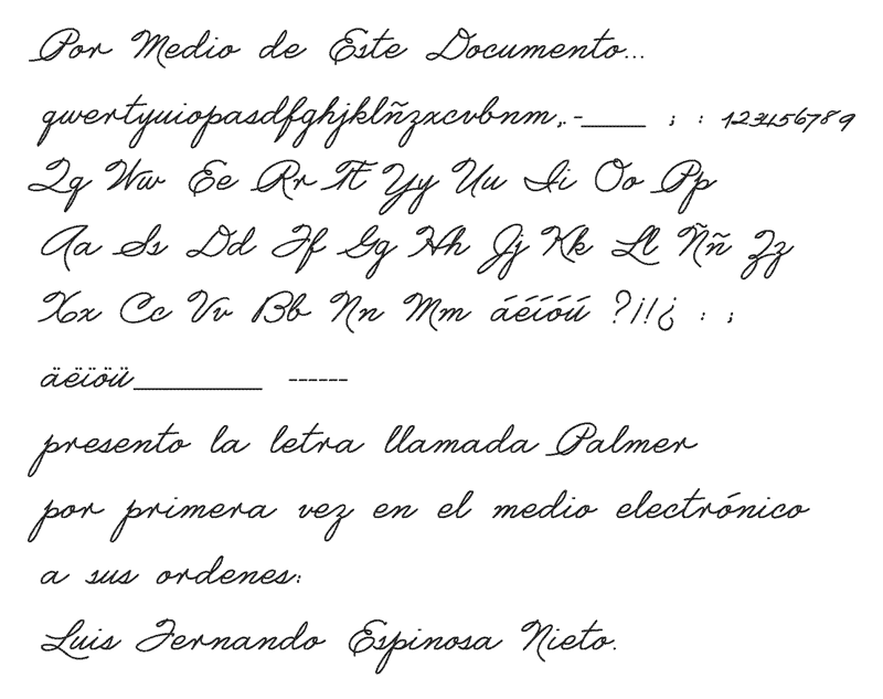 FespiPalmer Font