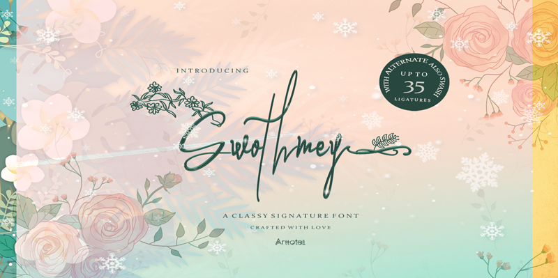 Gwothmey Font