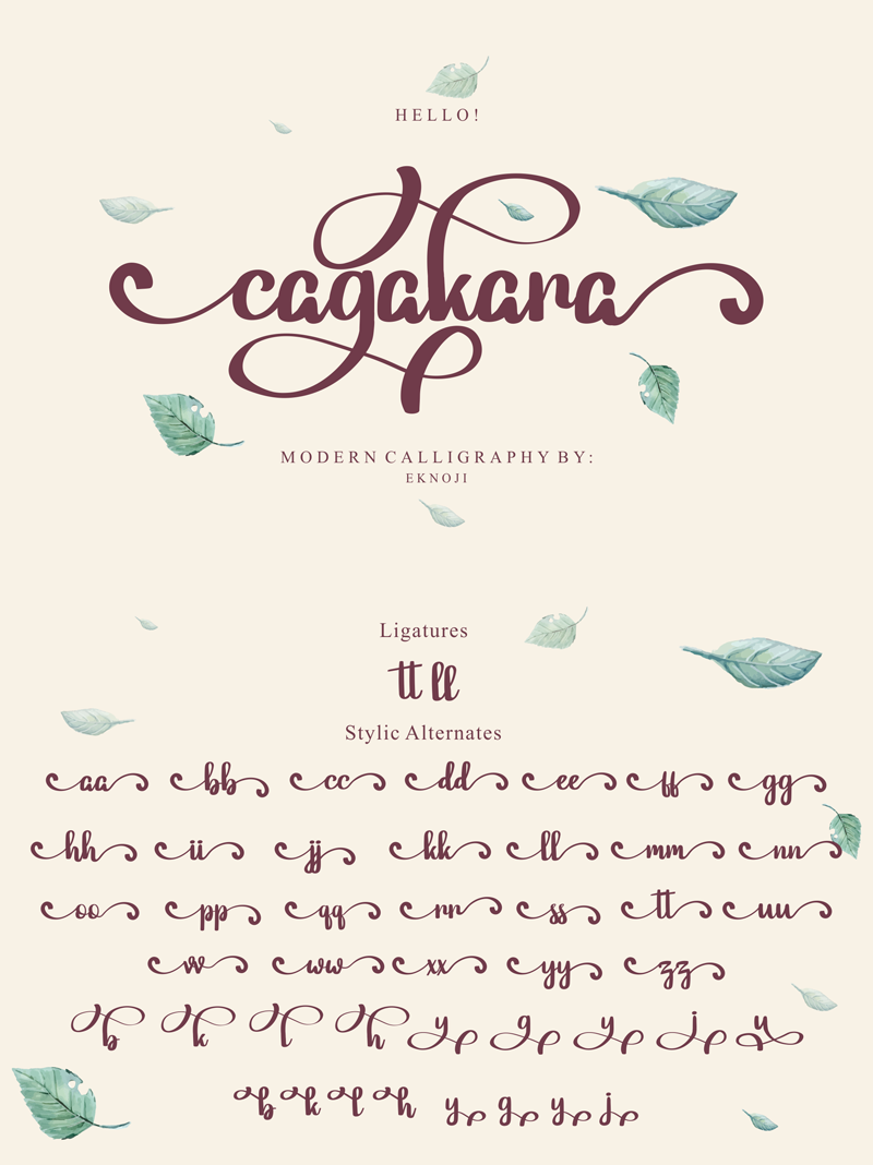 Cagakara Font