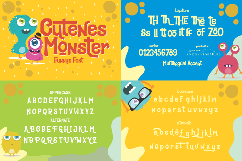 Cutenes Monster Font