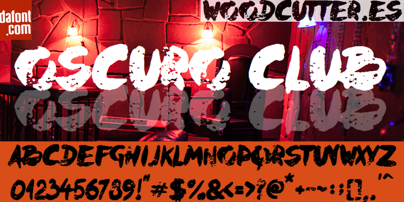 Oscuro Club Font