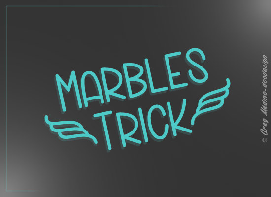 Marbles Trick Font