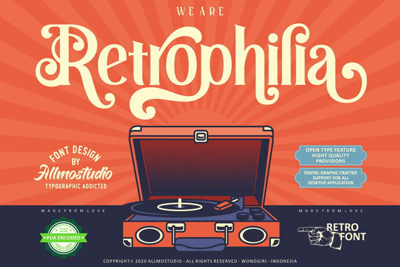 Retrophilia Font