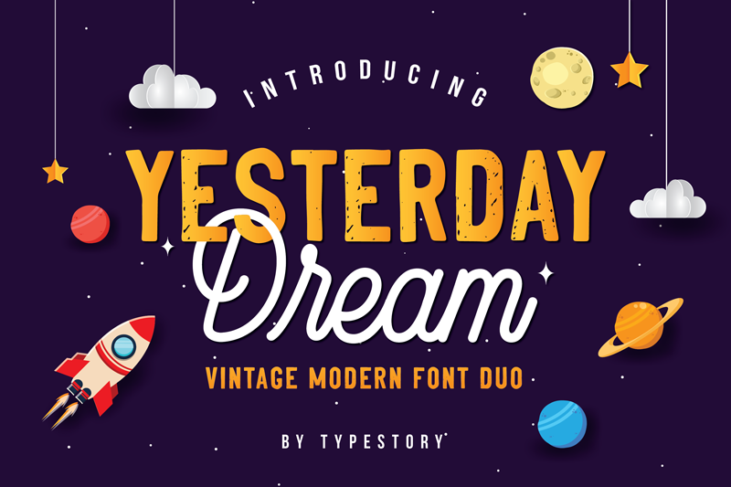 Yesterday Dream Script Font
