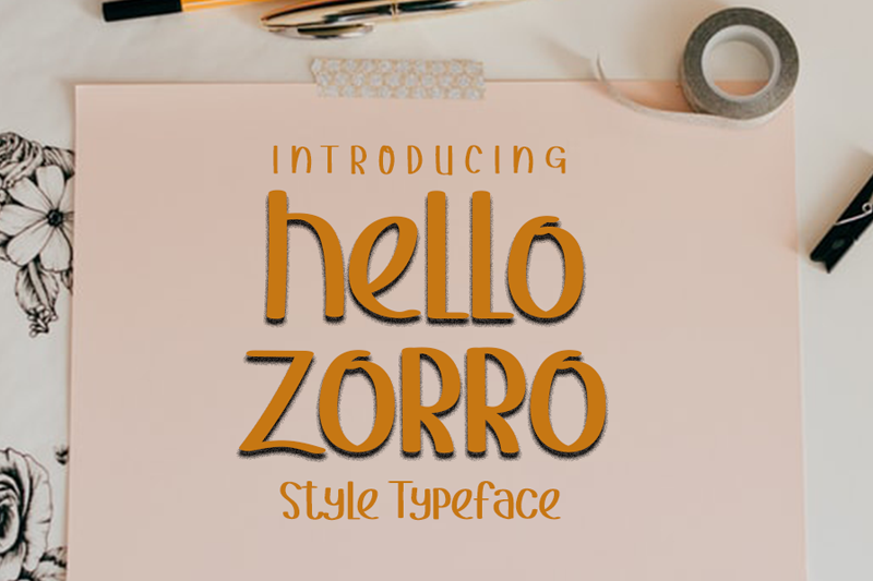 Hello Zorro Font