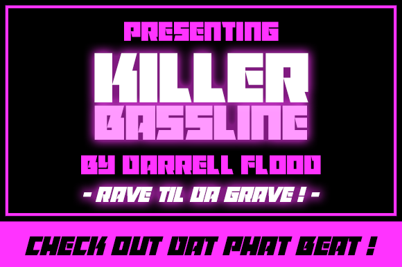 Killer Bassline Font