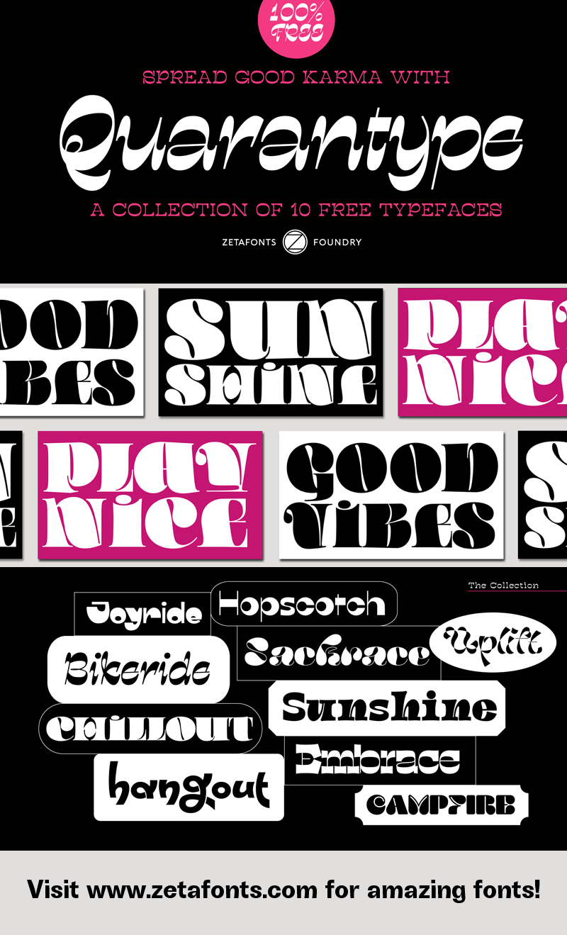 Quarantype Bikeride Font