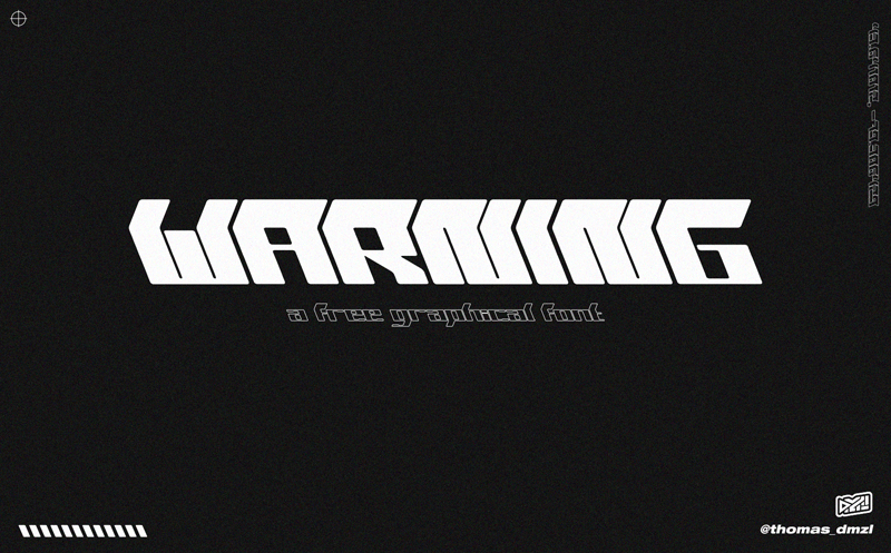 Warning Font