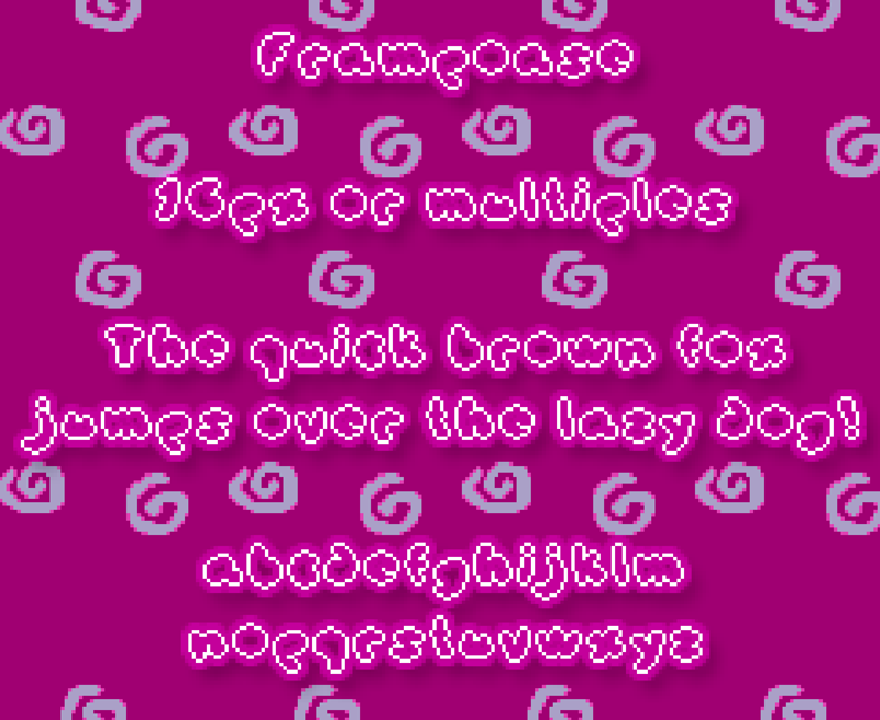 Frampoase Font