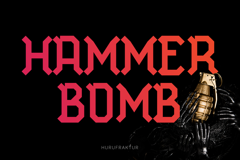 Hammer Bomb Font