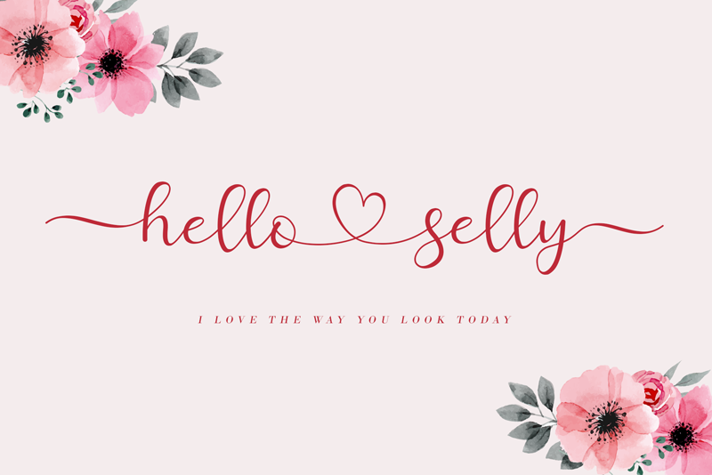 Hello Selly Font