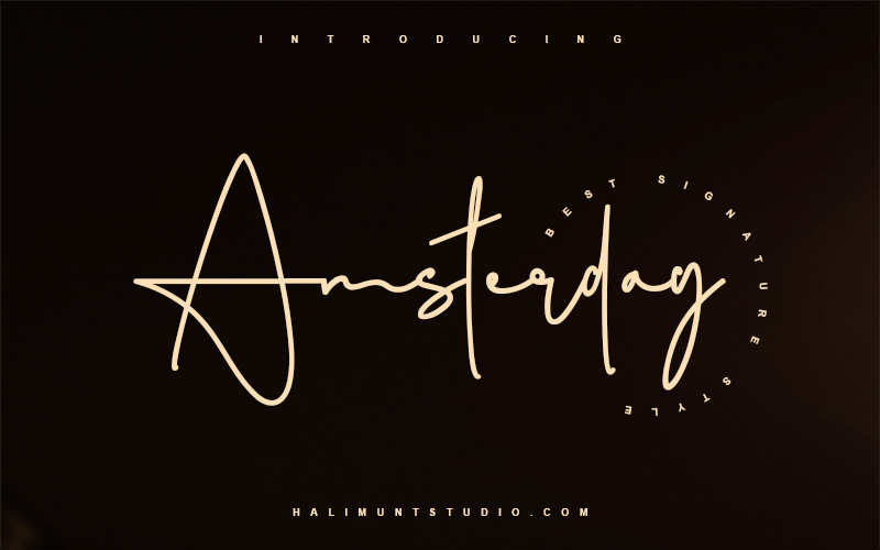 Amsterday Font