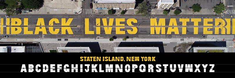 Black Lives Matter Staten Isl Font