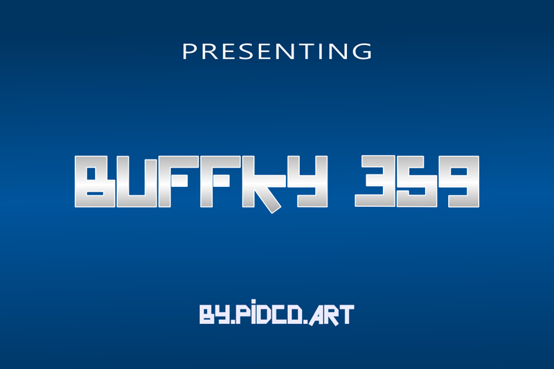 Buffky 359 Font
