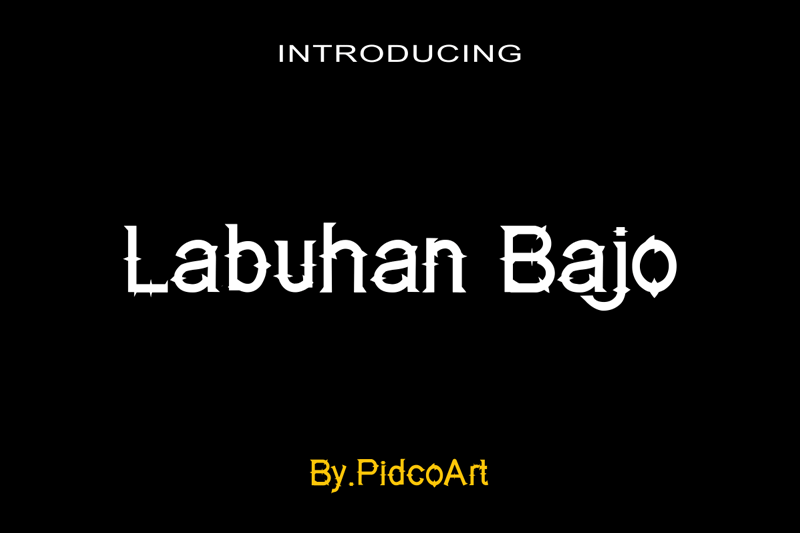 Labuhan Bajo Font