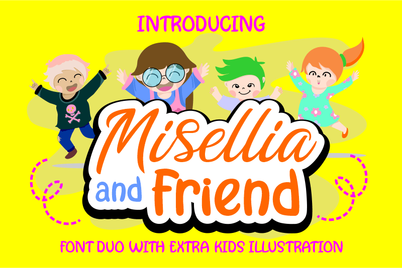 Misellia and Friend Script Font