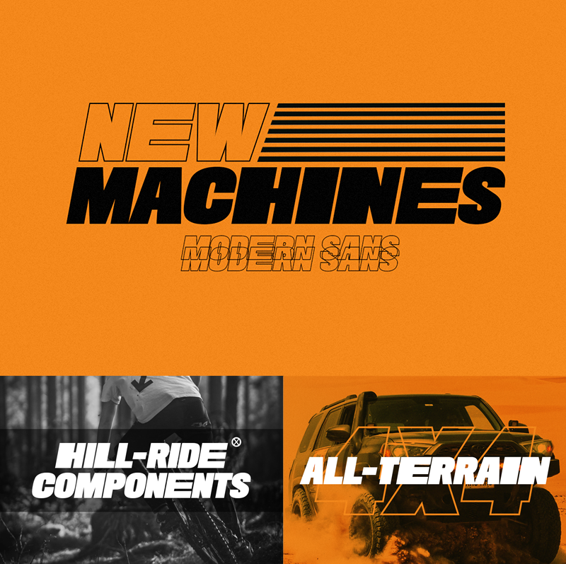New Machines Font