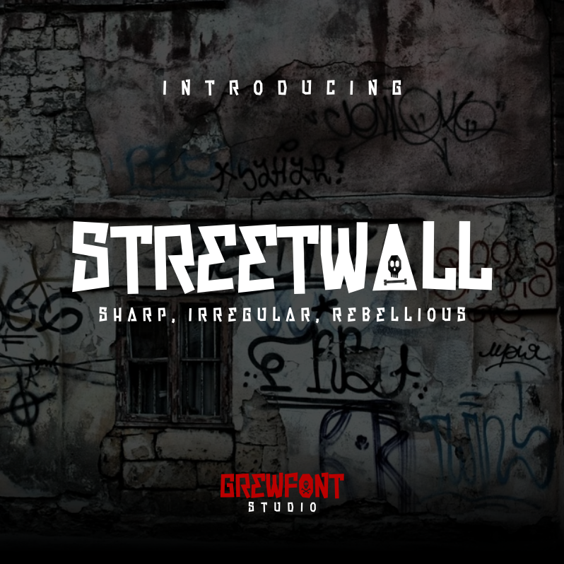 Streetwall Allcaps Font