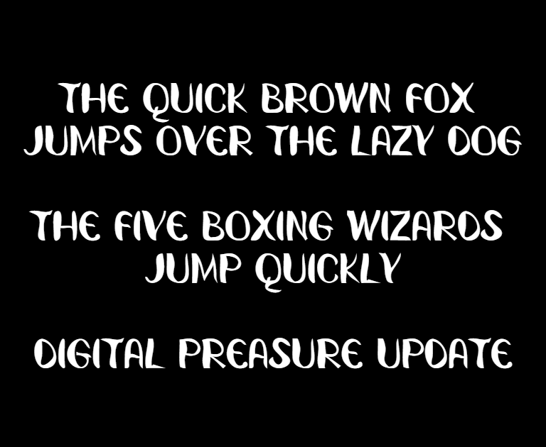 Digital Preasure Font