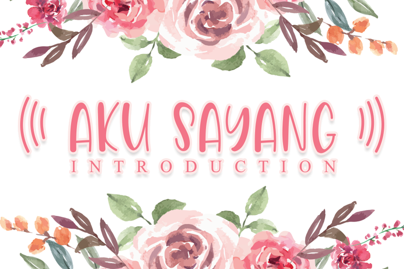 Aku Sayang Font