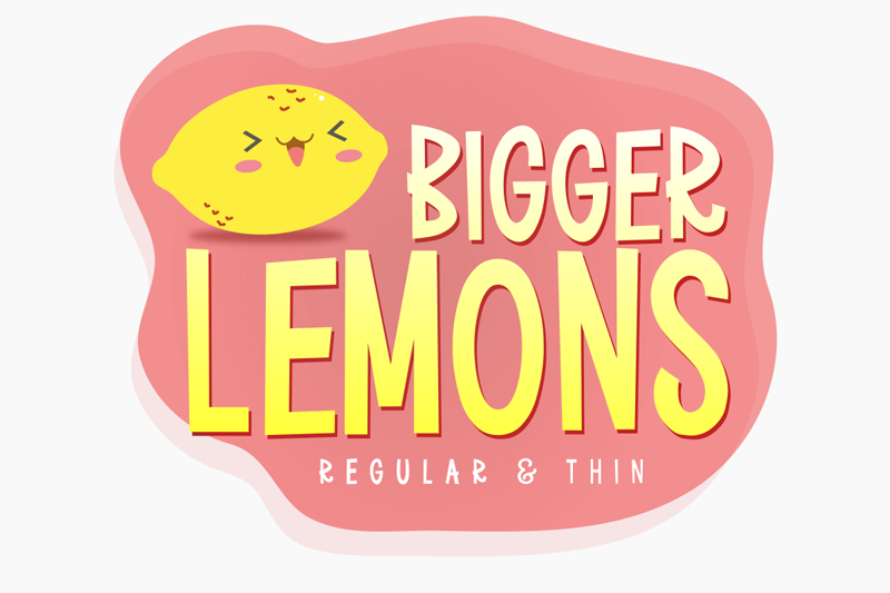 Bigger Lemons Font