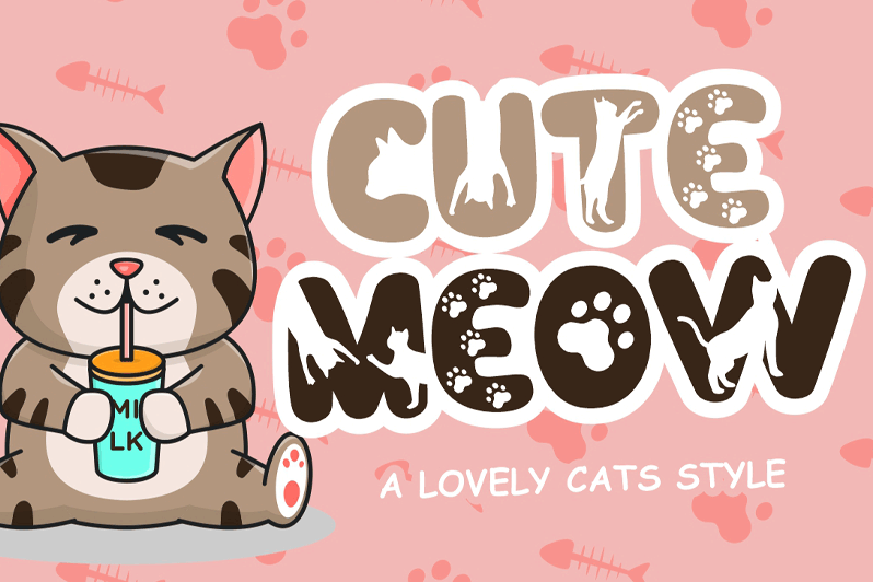 Cute Meow Font