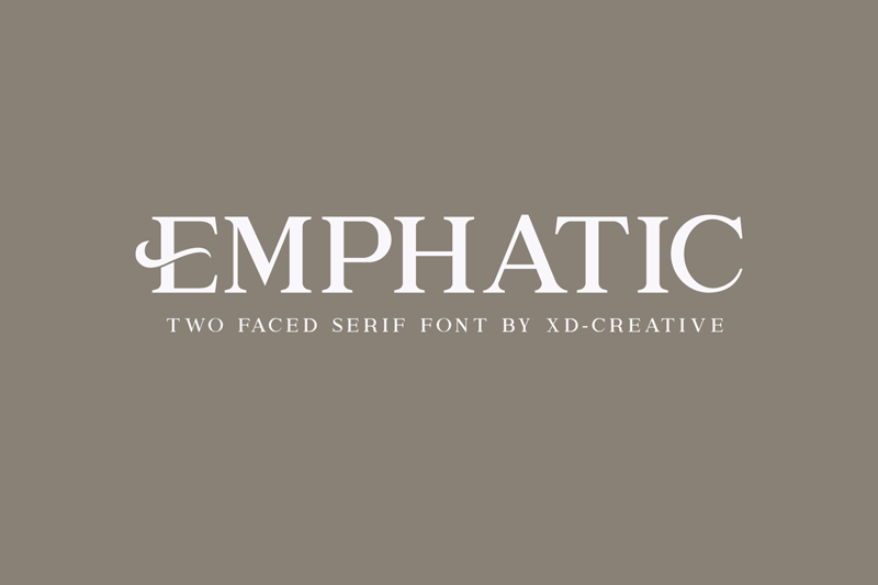 Emphatic Font