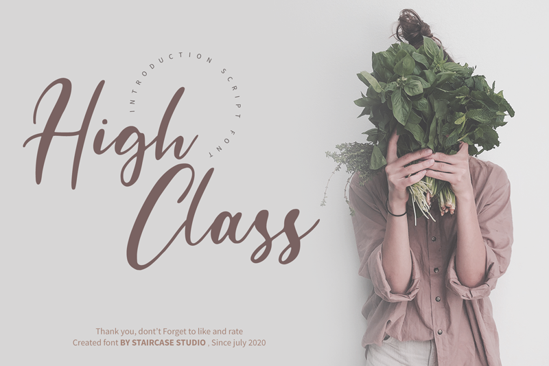 High Class Font