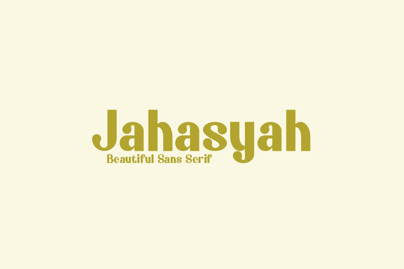 Jahasyah Font