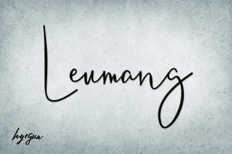 Leumang Font