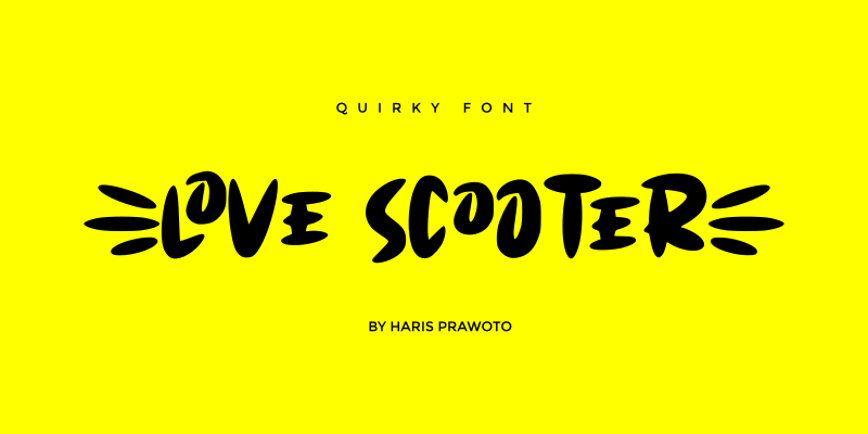 Love Scooter Font