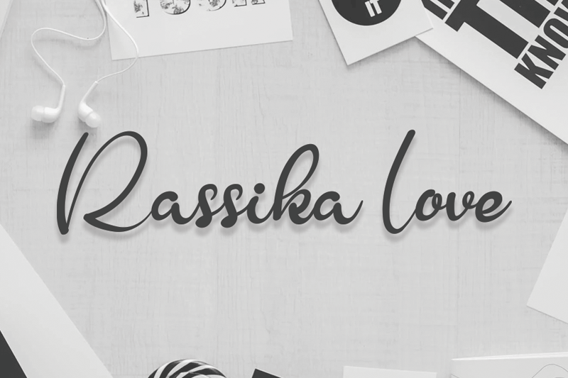 Rassika Love Font