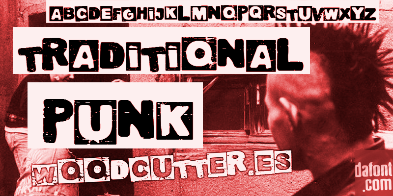 Traditional Punk Font