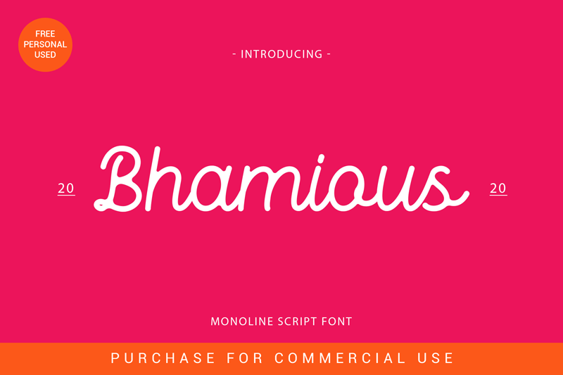 Bhamious Font