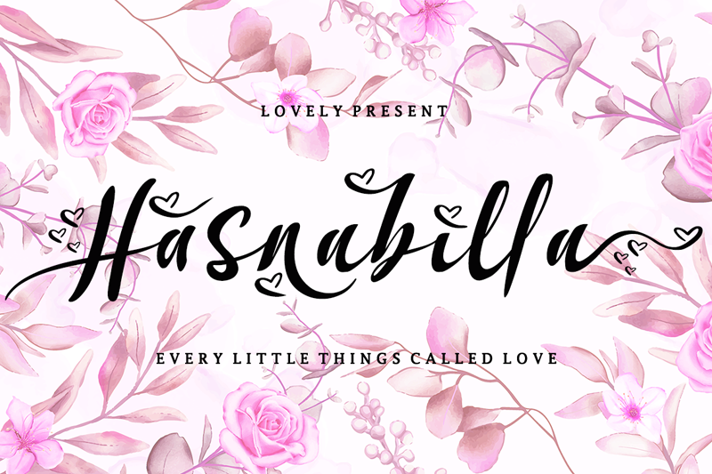 Hasnabilla Font