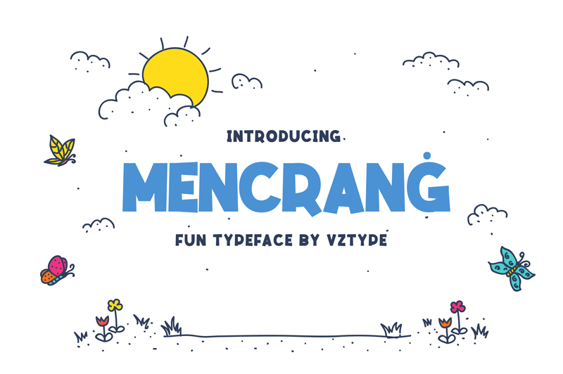 Mencrang Font