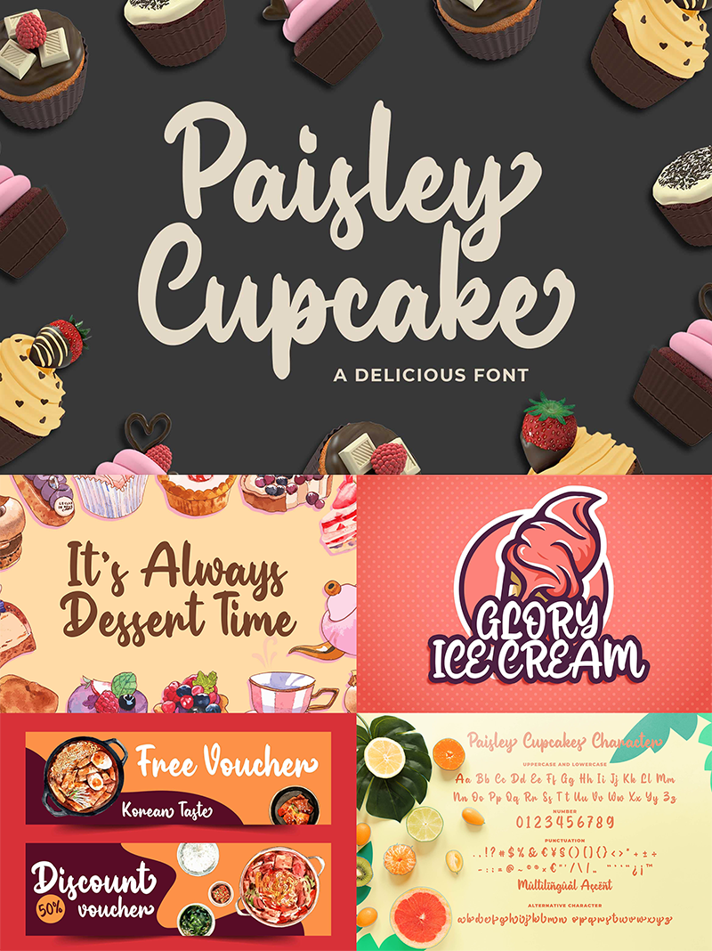 Paisley Cupcake Font