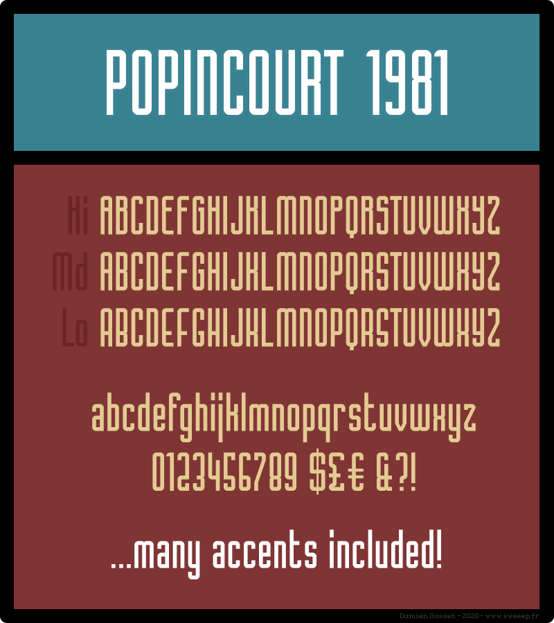 Popincourt 1981 Font