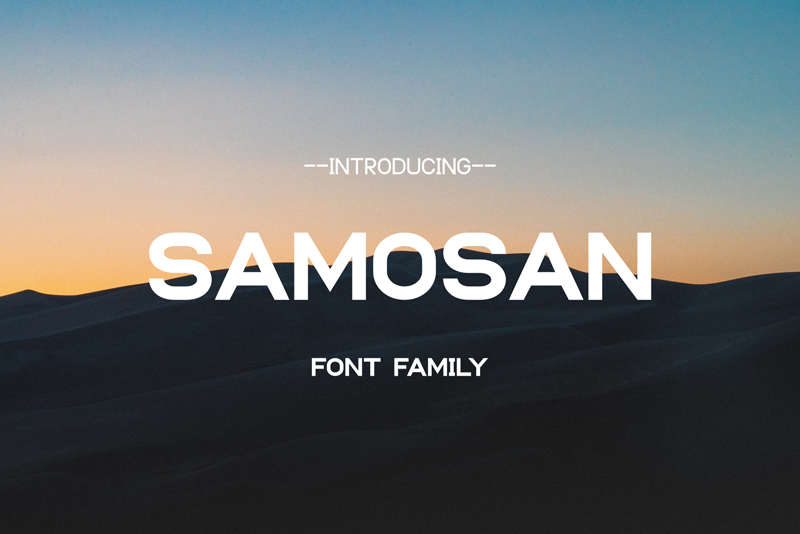 Samosan Font